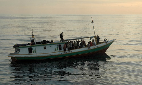 Australia sailed asylum seekers to remote reef to prevent them accessing mainland